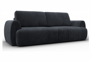 Диван прямой Лига-115 НПБ TOWER 11 темно-серый (Велюр)