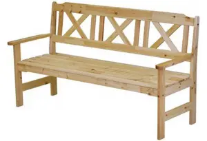 Скамья деревянная 3-местная Больмен