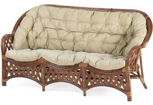 Диван плетеный 3-местный Черчилль