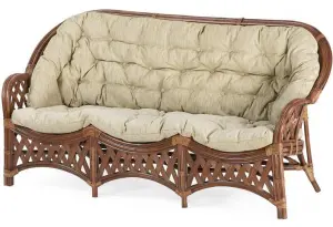 Диван плетеный 3-местный Черчилль