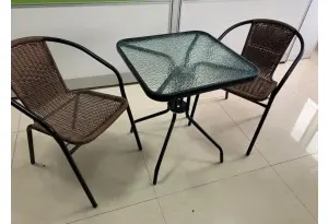 Комплект садовый BISTRO с квадратным столом