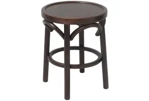 Табурет Венский твердый, темно-коричневый