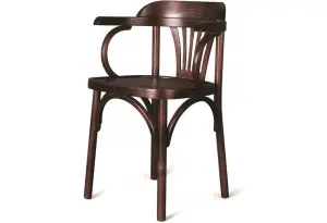 Кресло Венское твердое, темно-коричневый