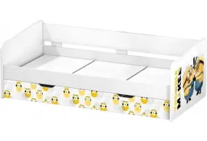 Кровать детская выдвижная Polini kids Fun 4200 Миньоны