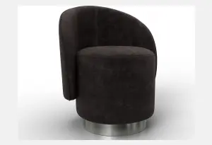 Кресло Лига-108 BRUT 17 коричневый (Велюр)