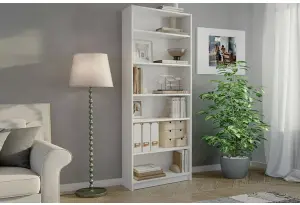 Стеллаж напольный 80х28х202 см, с регулируемыми полками Тинтон