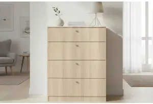 Комод 70х40х94 см с 4-мя ящиками Теви