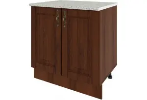 Шкаф напольный со столешницей 80 см Орех