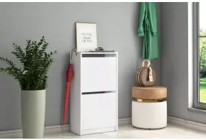 Обувница с 2-мя откидными фасадами Реан