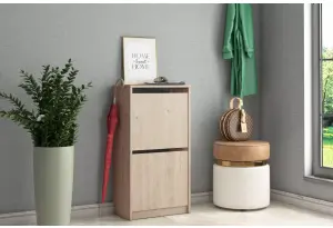 Обувница с 2-мя откидными фасадами Реан