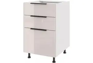 Тумба напольная с 3-мя ящиками Тандембокс 50 х 82 см Калипсо