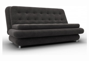 Диван-книжка Лига-123 LAIM 10 темно-коричневый (Велюр)