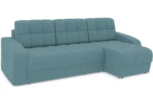 Диван угловой правый «Аспен Т1» (Levis 74 (рогожка) Изумрудный)