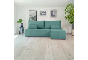 Корсо Лайт Диван угловой Cilium изумрудный