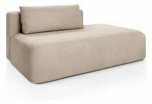 НОВЫЕ ЭМОЦИИ МИНИ Диван прямой, латте, банкетка справа