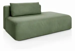 НОВЫЕ ЭМОЦИИ МИНИ Диван прямой, зеленый, банкетка справа