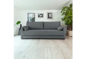 РИМИНИ Диван прямой Cilium графитовый