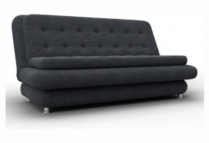 Диван-книжка Лига-123 LAIM 26 темно-серый (Велюр)