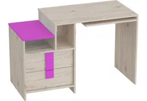   Стол письменный Скаут Фуксия