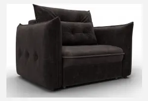 Кресло Лига-100 НПБ BRUT 17 коричневый (Велюр)