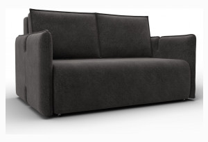 Диван прямой Лига-117 LAIM 10 темно-коричневый (Велюр)