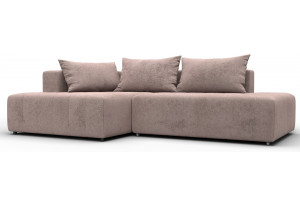 Диван угловой Лига-103 НПБ угол левый TOWER 05 бежевый (Велюр)