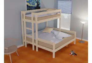 Кровать двухъярусная трехспальная Эконом