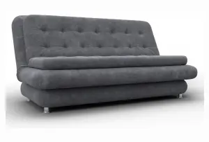 Диван-книжка Лига-123 BRUT 16 темно-серый (Велюр)