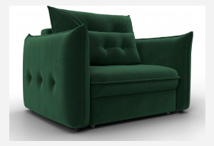 Кресло Лига-100 НПБ SEVEN 626 зеленый (Велюр)