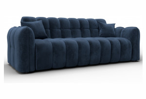 Диван-книжка Лига-112 TOWER 13 синий (Велюр)