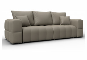 Диван прямой Лига-110 НПБ GRIFON 04 бежевый (Экокожа)