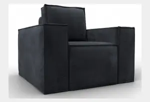 Кресло Лига-081 НПБ TOWER 11 темно-серый (Велюр)