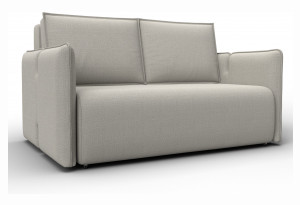 Диван прямой Лига-117 Амур 02 бежевый (Рогожка)