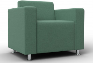 Кресло Лига-093 ВН Амур 11 зеленый (Рогожка)