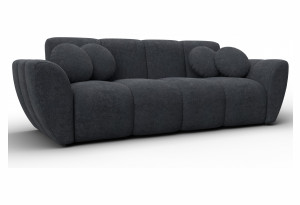 Диван-книжка Лига-129 LAIM 26 темно-серый (Велюр)