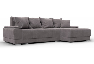 Диван угловой Лига-119 угол правый LAIM 04 бежевый (Велюр)