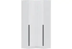 Шкаф Мадрид угловой, угол прямой, белый