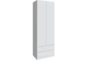 Шкаф Мадрид (0,8) 2 ящика, белый