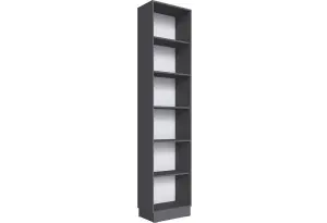 Шкаф Мадрид (0,25) торцевой, серый графит