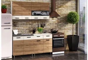 Кухня Рио Дуб Крафт / Бежевый 1,6 м