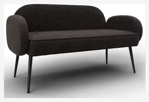 Диван прямой Лига-086 BRUT 17 коричневый (Велюр)