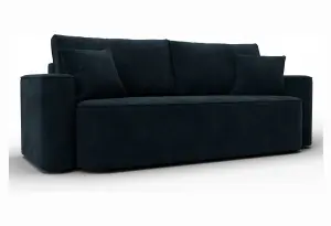 Диван прямой Лига-118 НПБ LAIM 21 графит (Велюр)