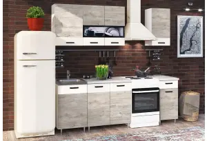 Кухня Рио Дуб Крафт светлый 1,7 м