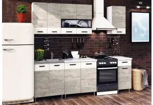 Кухня Рио Дуб крафт светлый 1,8 м