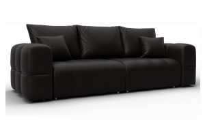 Диван прямой Лига-110 НПБ GRIFON 12 коричневый (Экокожа)