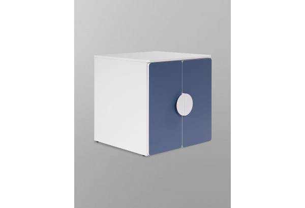 S02450 ПИКСИ шкаф распашной с 2 дверьми 60x57x63, озорной василек - главное фото