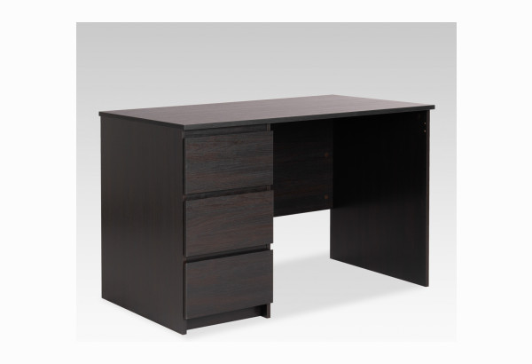 Стол КАСТОР письменный однотумбовый с тремя ящиками, цвет Дуб Венге - главное фото