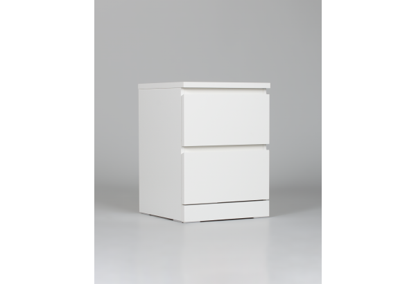 Комод Варма 2 с двумя выдвижными ящиками, цвет белый - главное фото