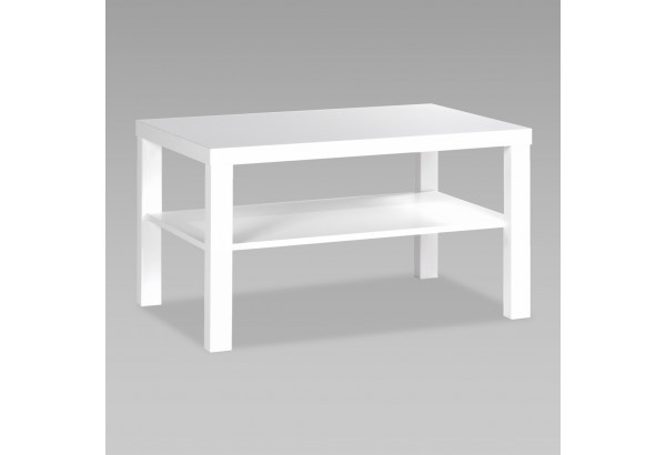 Журнальный стол Энкель 82, тамбурат, цвет белый - главное фото