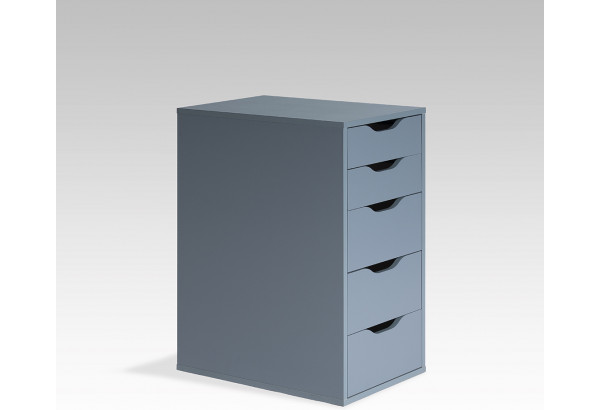 S01026 Ингар 5 комод 36x71x53, серо-бирюзовый - главное фото